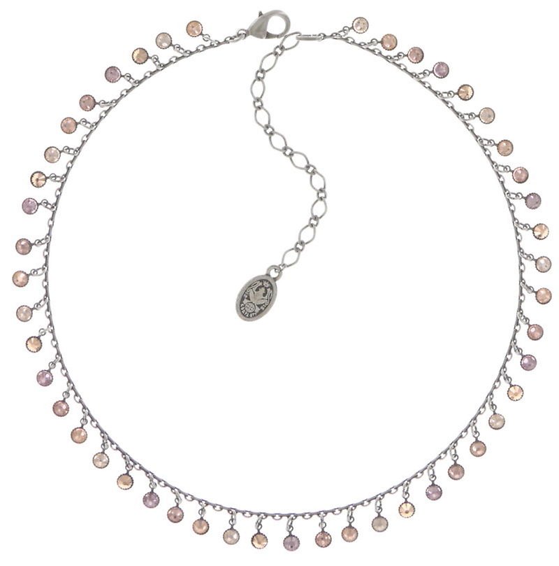 image pour Collier Waterfalls Beige / Rose  