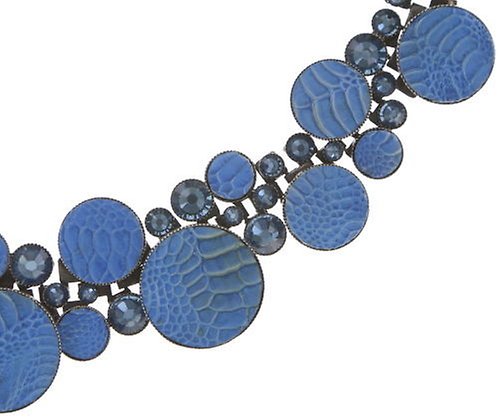 image for Necklace Planet River Dark Blue  