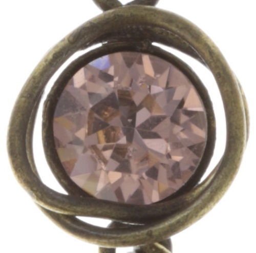 Bild für Halskette mit Anhänger Sparkle Twist Beige / Pink Vintage Rosa 