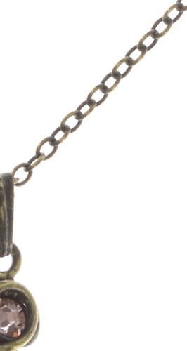 image for Necklace Pendant Sparkle Twist Beige / Pink vintage rose 