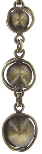 image for Necklace Pendant Sparkle Twist Beige / Pink vintage rose 