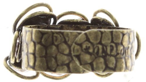 image for Ring Sparkle Twist Beige / Pink vintage rose small