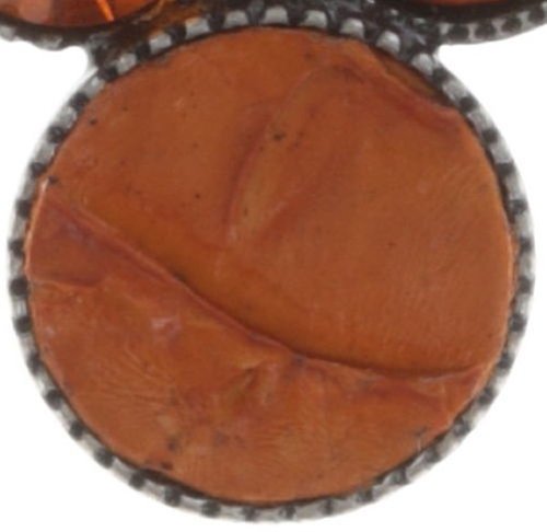 image pour Boucles d'oreilles pendantes Planet River Orange  