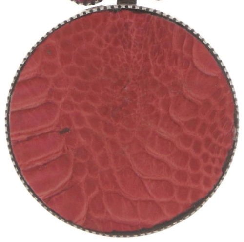 Bild für Halskette mit Anhänger Planet River Rot / Rosa  