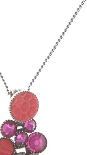 image pour Collier pendant Planet River Rouge / Rose  