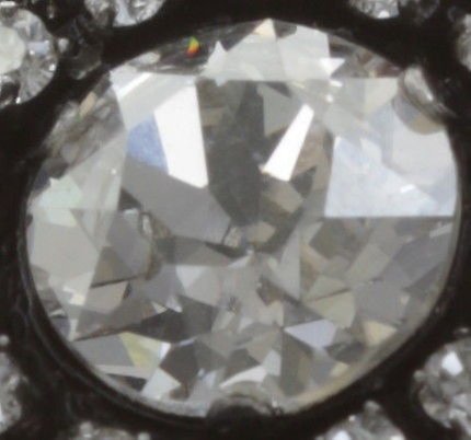 image for Earring Clip Dangling Rock 'n' Glam white  