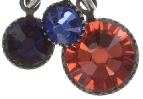 image for Earring eurowire dangling Waterfalls Strong Multi  