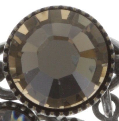 image for Necklace Waterfalls Grey / Brown  