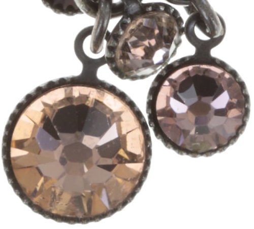 image for Earring stud dangling Waterfalls Pastel Multi  