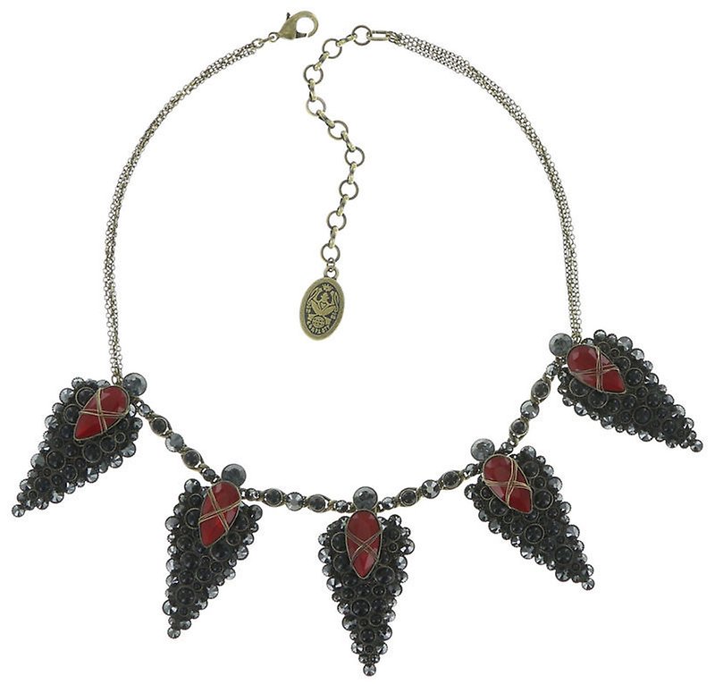 image pour Collier Queen of Elves Noir / Rouge  