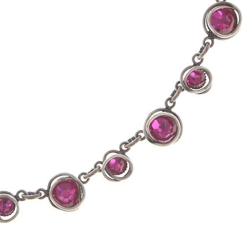 image pour Collier Sparkle Twist Rose Foncé fuchsia 