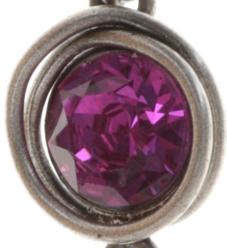 Bild für Halskette mit Anhänger Sparkle Twist Dunkelrosa Fuchsia 