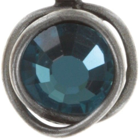 image pour Clou d'oreille pendant Sparkle Twist Bleu / Vert indicolite 