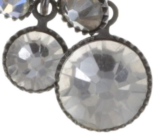 image for Earring Eurowire Dangling Waterfalls White  