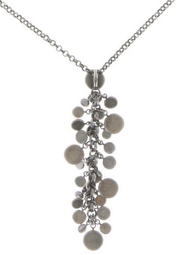 image for Necklace Pendant Waterfalls White  