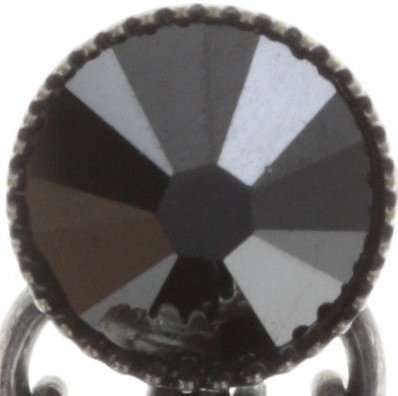 image for Earring Stud Dangling Waterfalls Black  