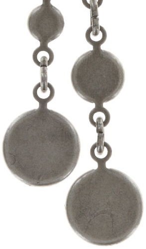 Kép Earring eurowire dangling Waterfalls Black  