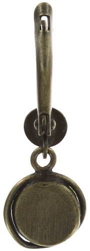 image pour Boucles d'oreilles pendantes Sparkle Twist Beige crystal golden shadow 