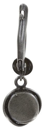 image for Earring Dangling Sparkle Twist White crystal 