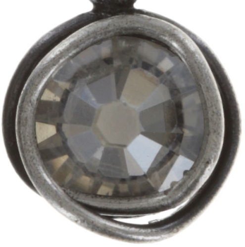 image pour Clou d'oreille pendant Sparkle Twist Blanc crystal 