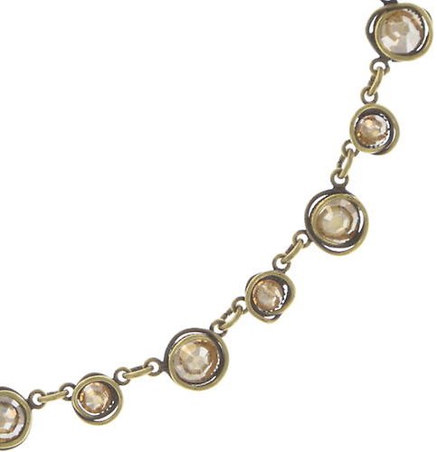 image pour Collier Sparkle Twist Beige crystal golden shadow 