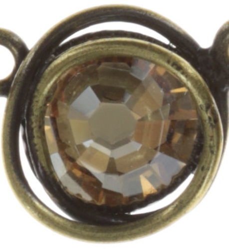 Bild für Halskette Sparkle Twist Beige Kristall goldener Schatten 