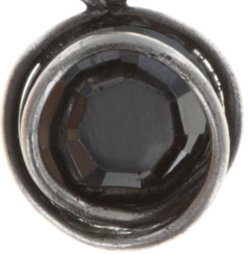 image pour Collier pendant Sparkle Twist Noir jet hematite 