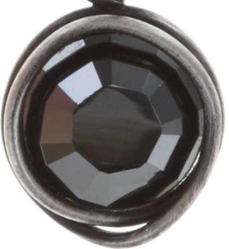 image for Necklace Pendant Sparkle Twist Black jet hematite 