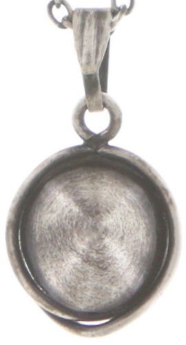 image for Necklace Pendant Sparkle Twist Black jet hematite 