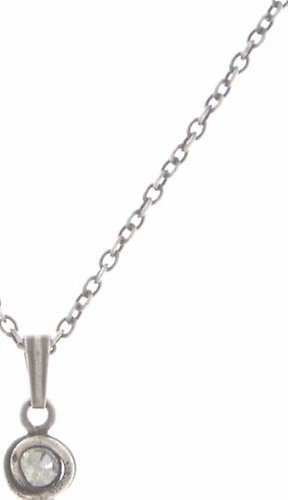 Bild für Halskette mit Anh&auml;nger Sparkle Twist Weiß Kristall 
