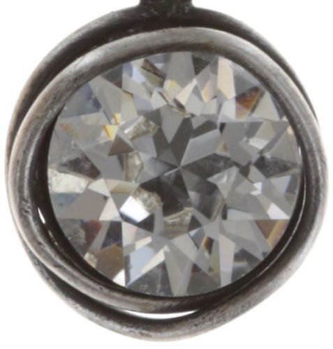 image for Necklace Pendant Sparkle Twist White crystal 