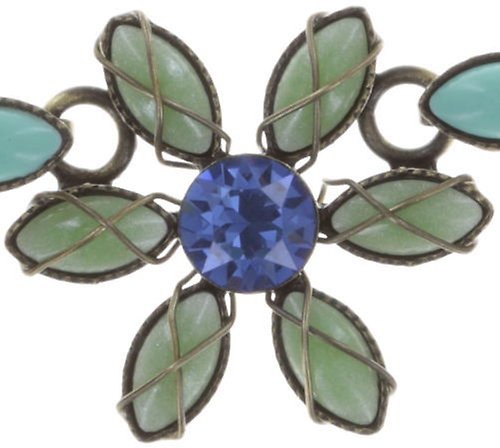 Bild für Halskette Collier Psychodahlia Blau / Grün  