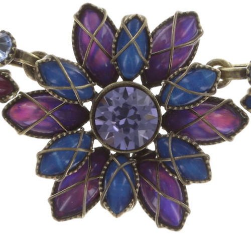 image pour Collier Psychodahlia Bleu / Lila  extra small. smallest