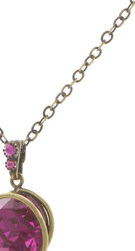 Bild für Halskette mit Anhänger Sparkle Twist Dunkelrosa Fuchsia 