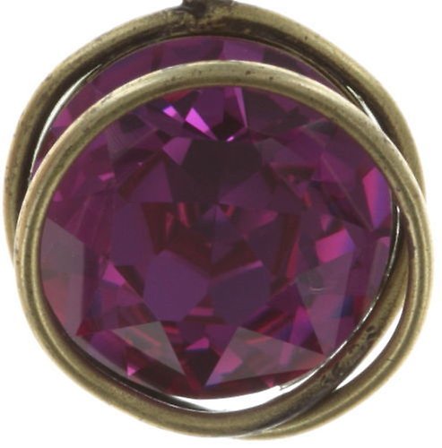 image pour Collier pendant Sparkle Twist Rose Foncé fuchsia 