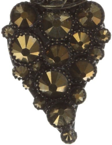 image pour Boucles d'oreilles Clip Queen of Elves Marron  