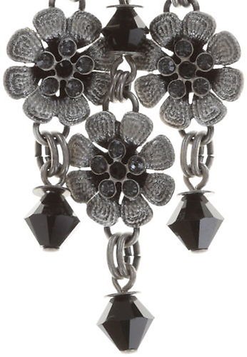 Bild für Ohrstecker baumelnd Eternal Glory Schwarz / Grau  