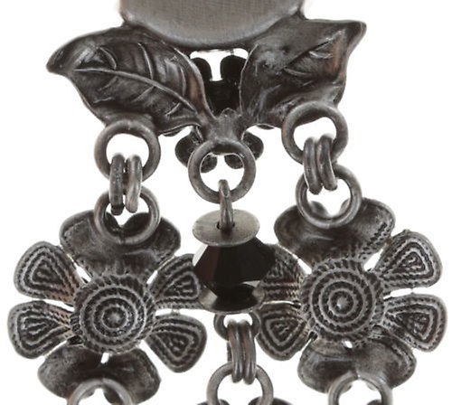 image for Earring Stud Dangling Eternal Glory Black / Grey  
