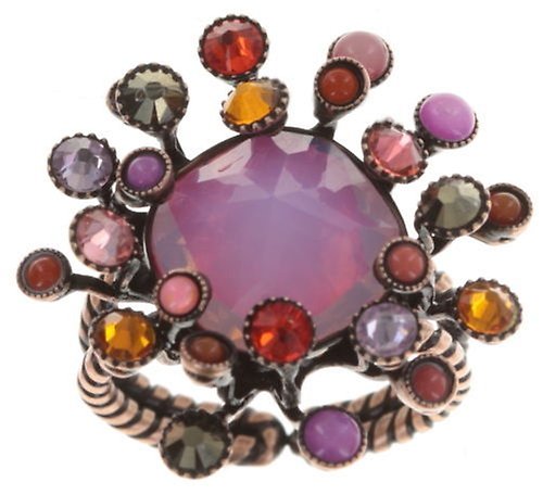 image pour Anneau Alien Caviar Rose / Orange  