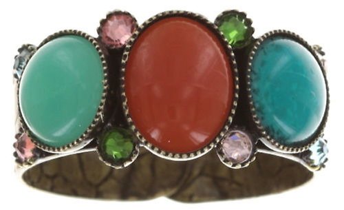 Bild für Ring Alien Caviar yellow/multi  