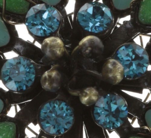 image pour Collier Collier Psychodahlia Bleu / Vert  