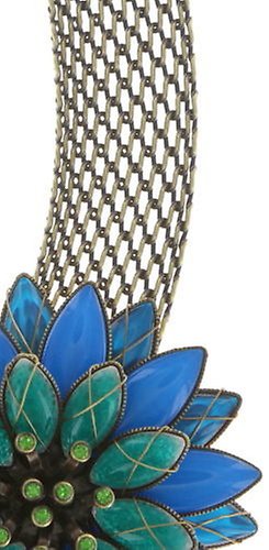 image pour Collier Collier Psychodahlia Bleu / Vert  