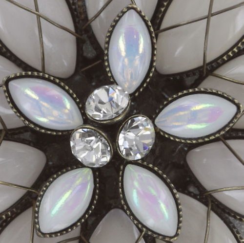 Bild für Ring Psychodahlia Weiß  groß