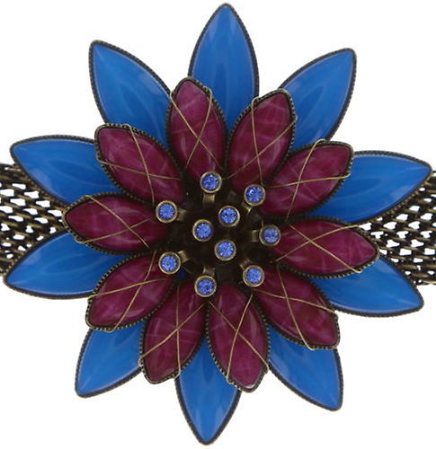 Bild für Armband Psychodahlia Blau / Lila  groß
