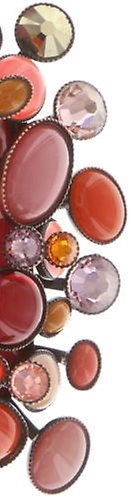 image for Necklace Pendant Alien Caviar Pink / Orange  
