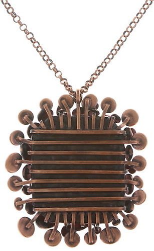 image for Necklace Pendant Alien Caviar Pink / Orange  