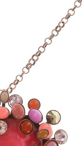 image for Necklace Pendant Alien Caviar Pink / Orange  