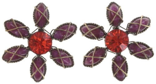 image pour Clou d'oreille Psychodahlia Lila  