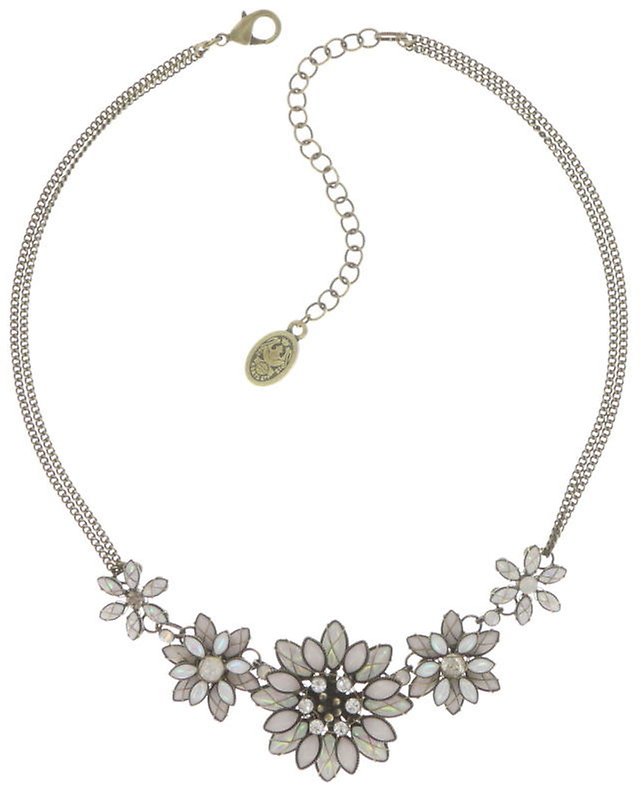 image for Necklace Psychodahlia White  small, extra small, smallest