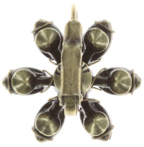 image for Earring Eurowire Psychodahlia Red  